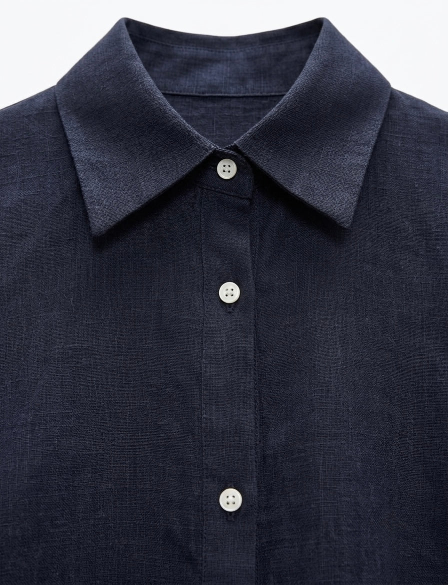 CHEMISE OVERSIZE COL CLASSIQUE