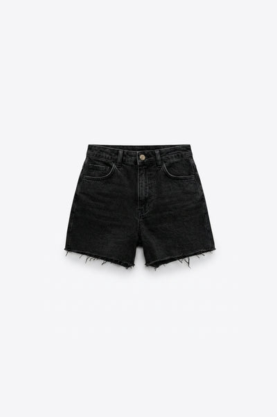 SHORT DENIM EFFILOCHÉ