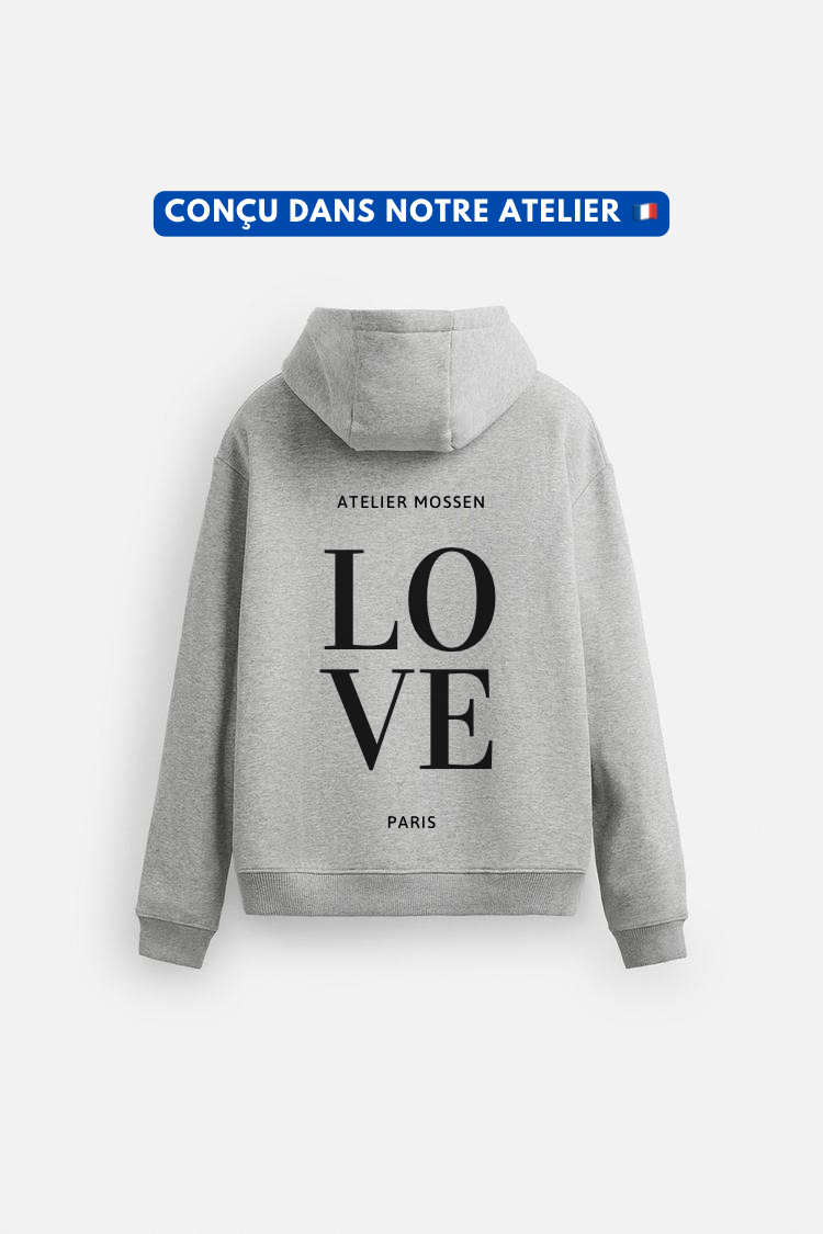 SWEAT À CAPUCHE LOVE