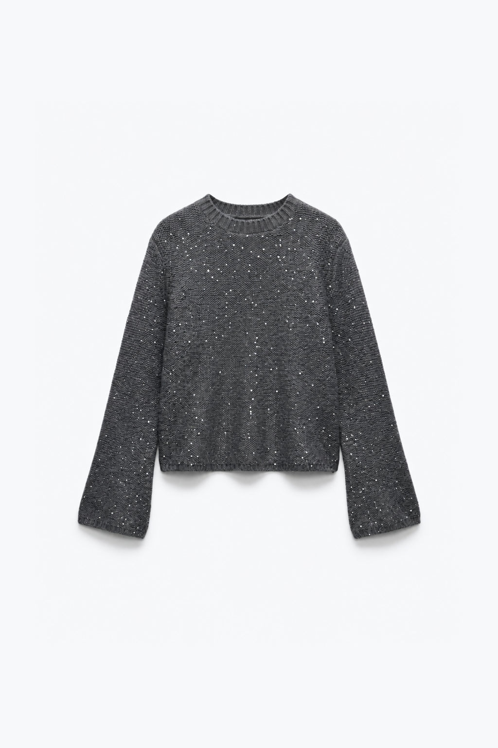 PULL EN MAILLE TRICOTÉE À SEQUINS