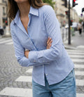 CHEMISE AJUSTÉE À RAYURES FINES