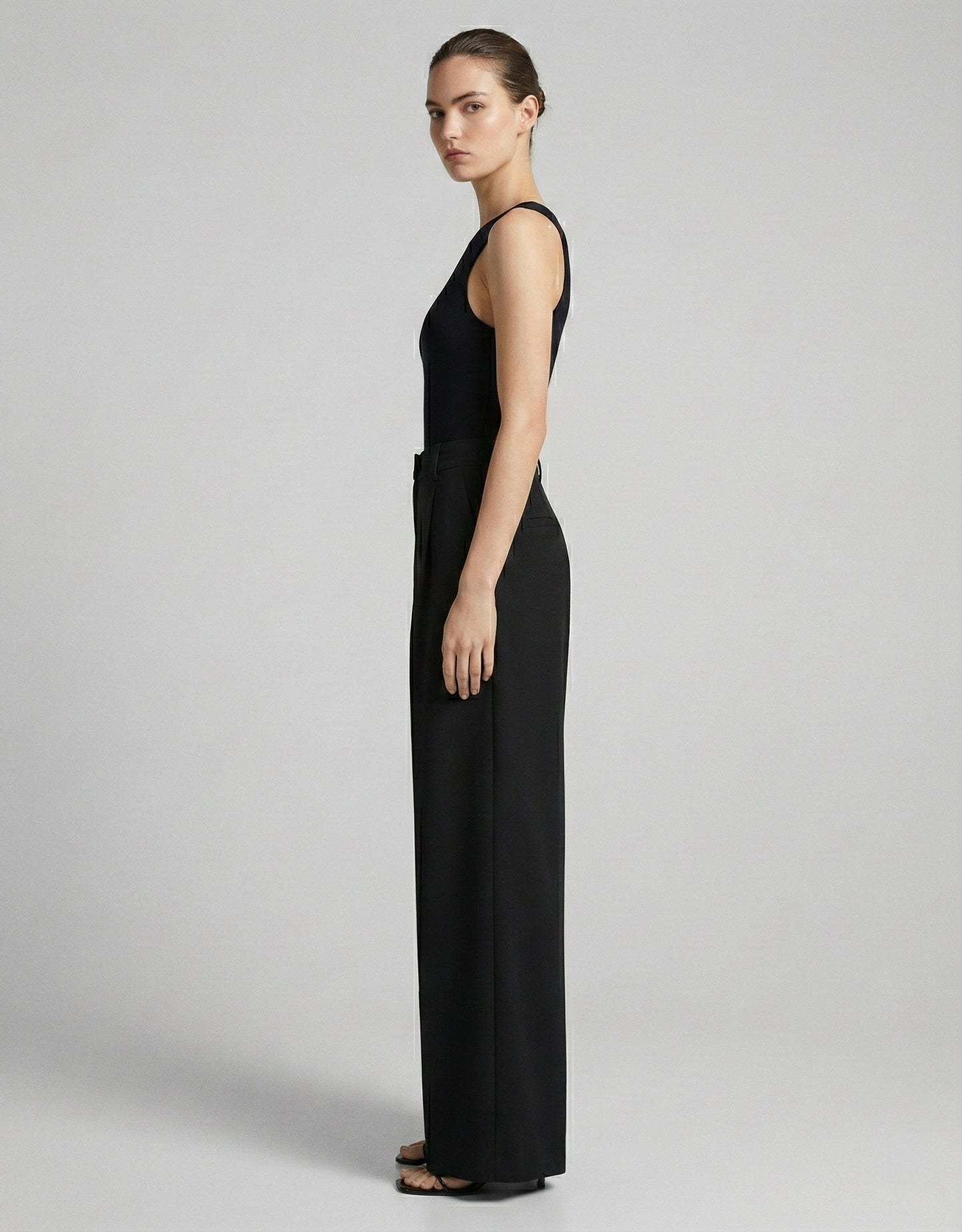 PANTALON LARGE AVEC PINCES