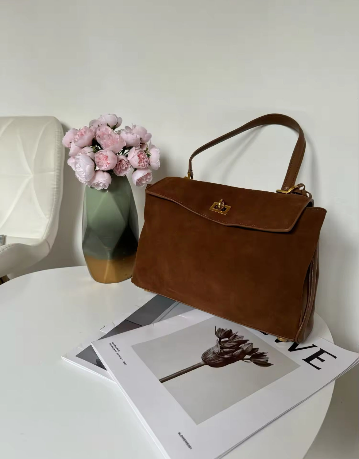 Sac à main Zurich en cuir véritable