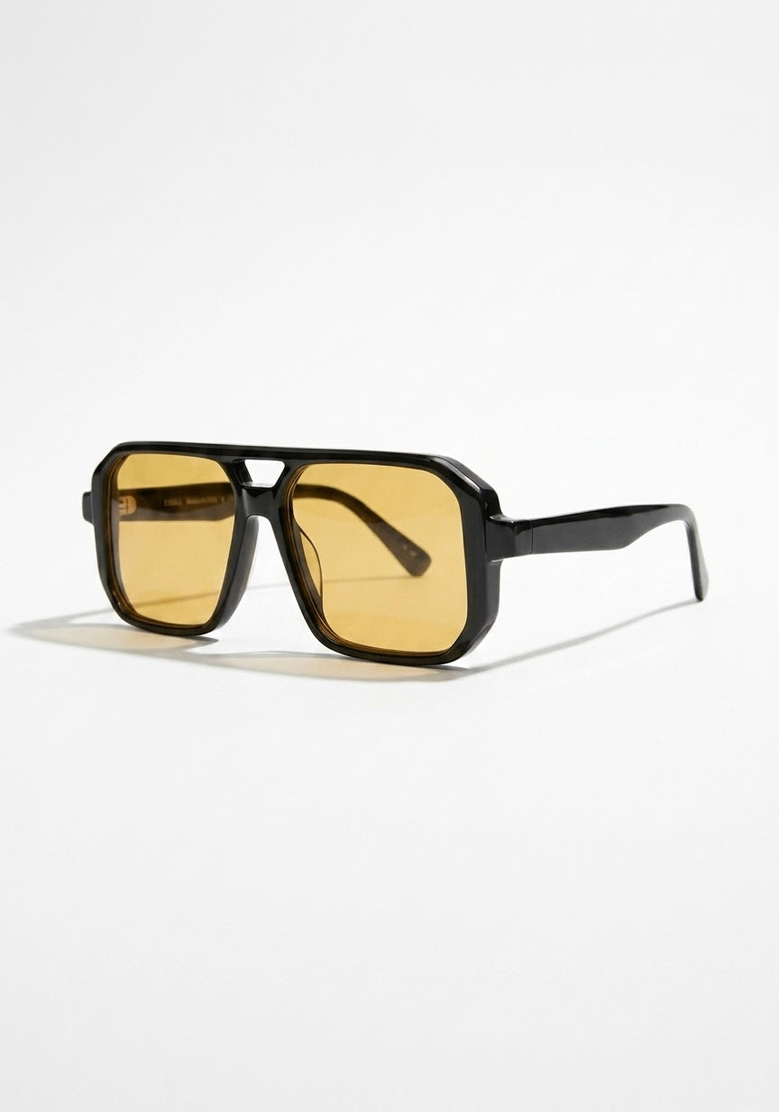 LUNETTES CARRÉES OVERSIZE NOIRES