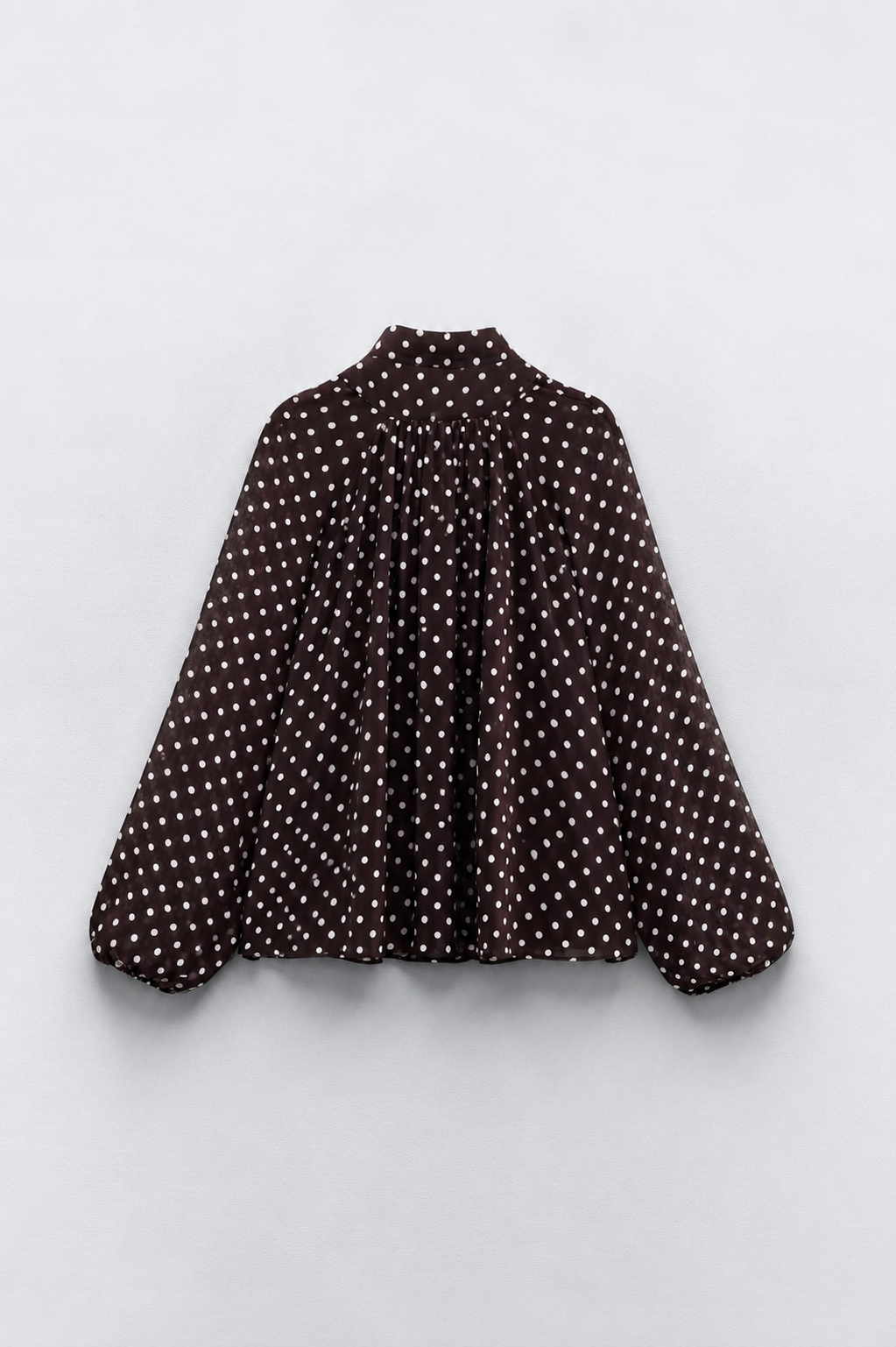BLOUSE AMPLE À MOTIF POIS