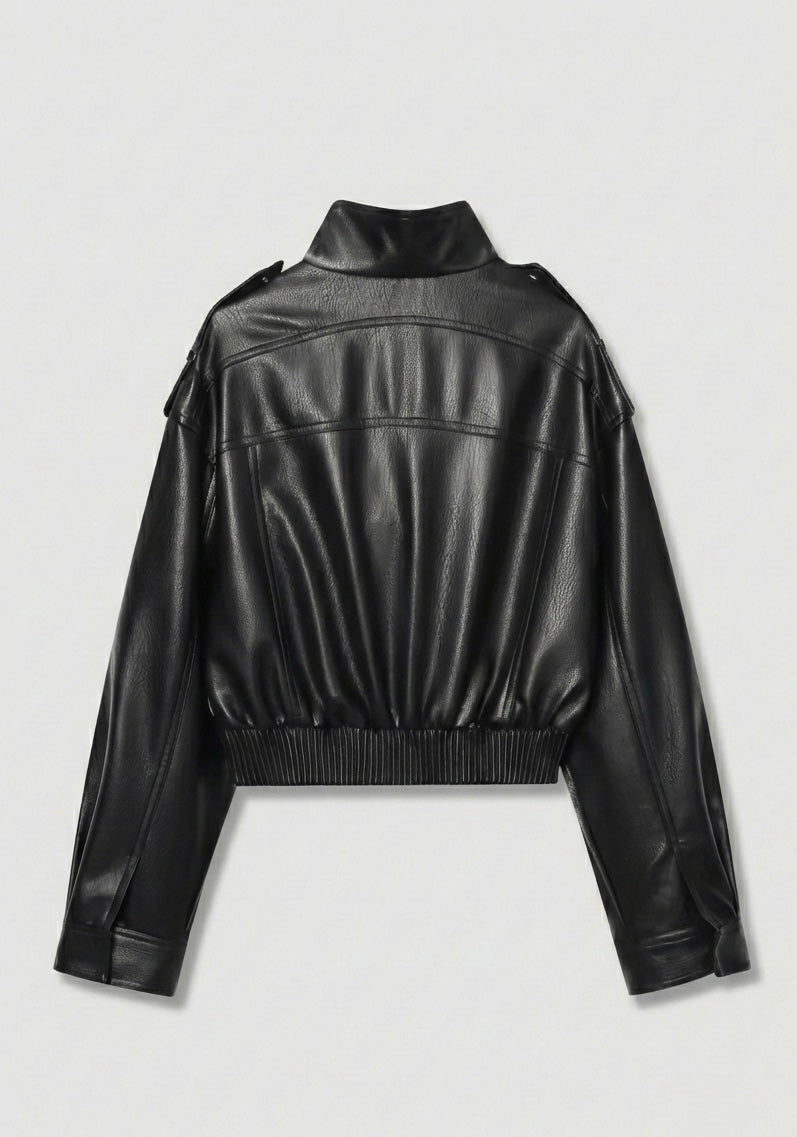 BLOUSON COURT À POCHES RABATTUES