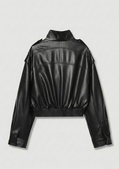 BLOUSON COURT À POCHES RABATTUES