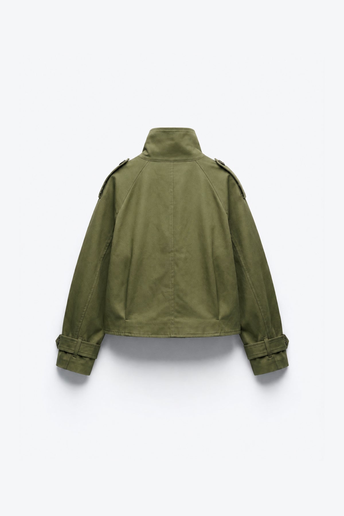 VESTE COURTE CROISÉE STYLE TRENCH