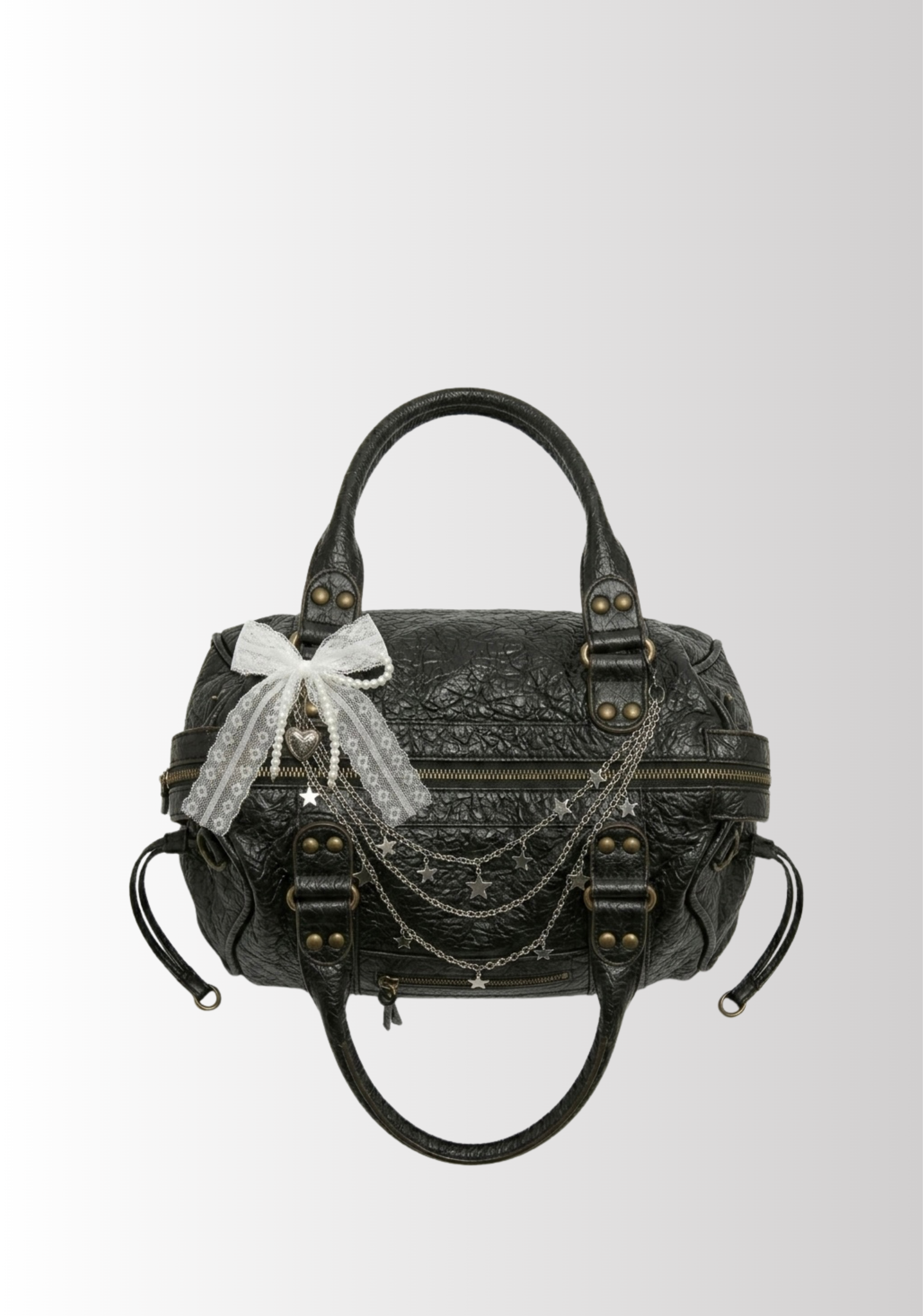 SAC À MAIN ORNÉ EN CUIR PU