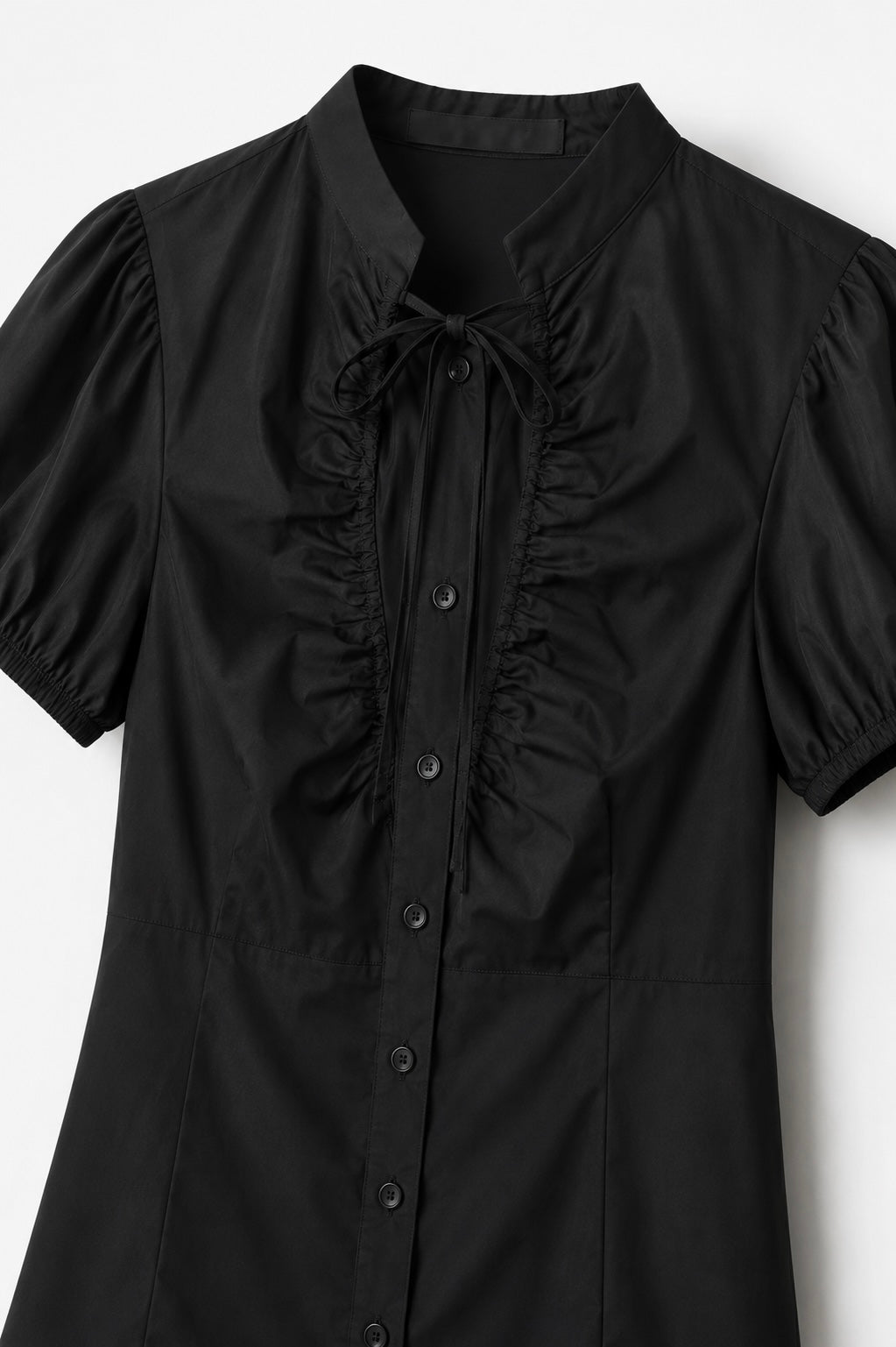 CHEMISE MANCHES BOUFFANTES COL NOUÉ