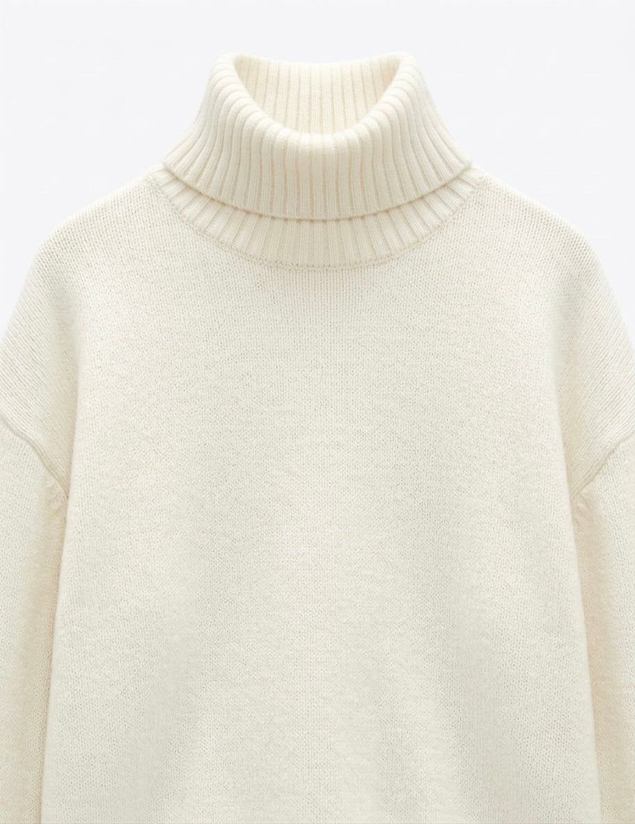 PULL OVERSIZE COL ROULÉ