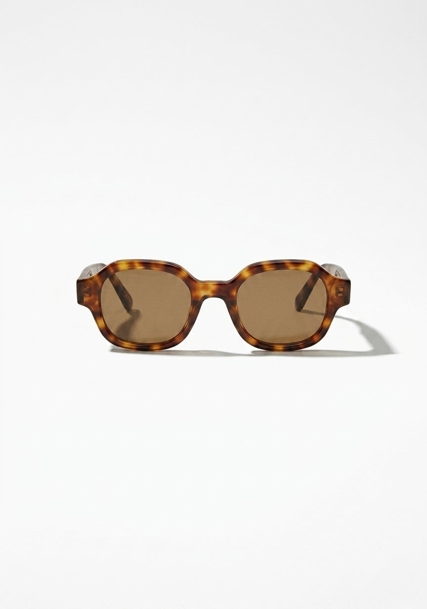 LUNETTES GÉOMÉTRIQUES ÉCAILLE MIEL