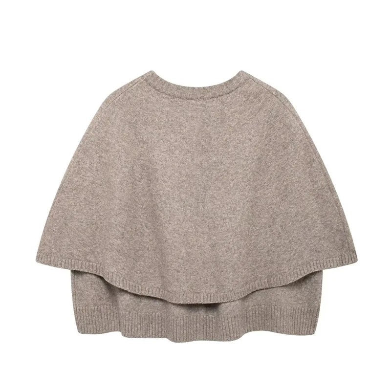 Poncho en tricot • Femme