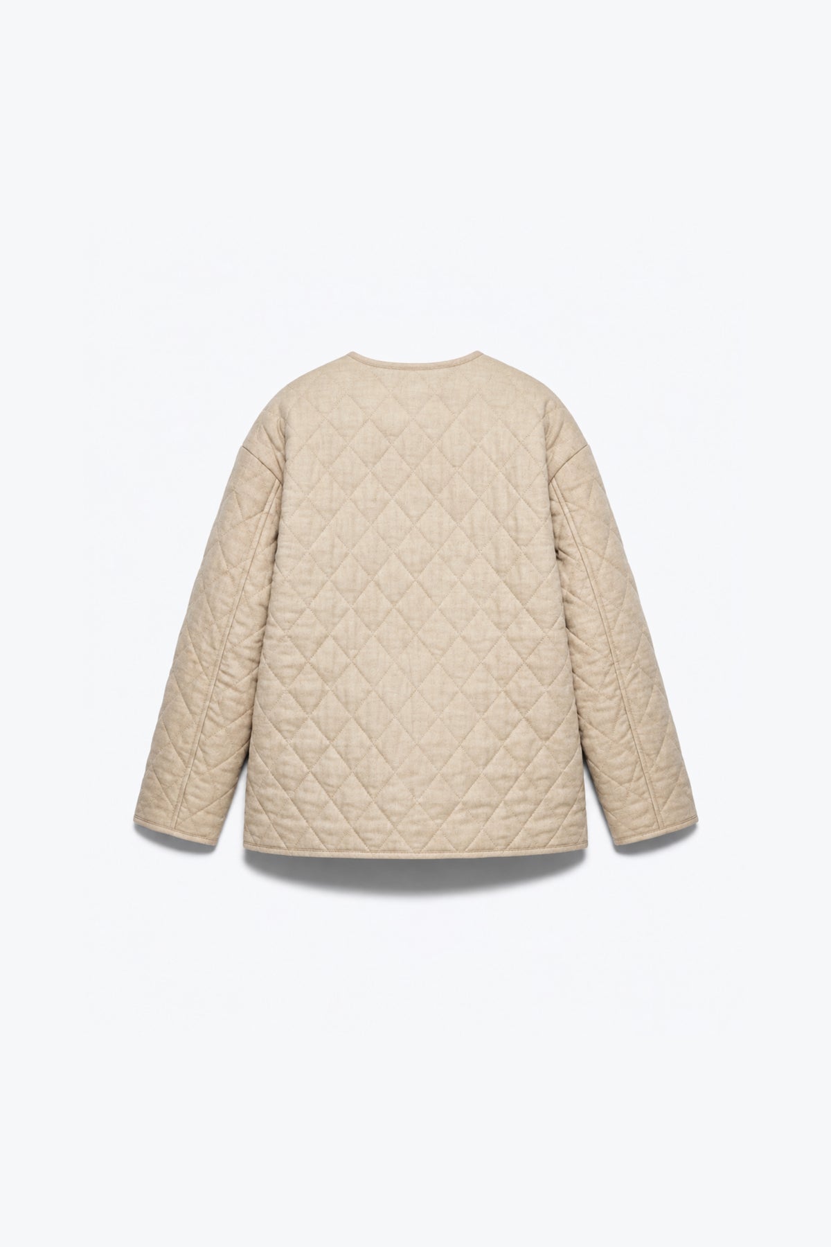 VESTE MATELASSÉE À SURPIQÛRES LOSANGES