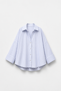 CHEMISE RAYÉE COL CLASSIQUE AMPLE