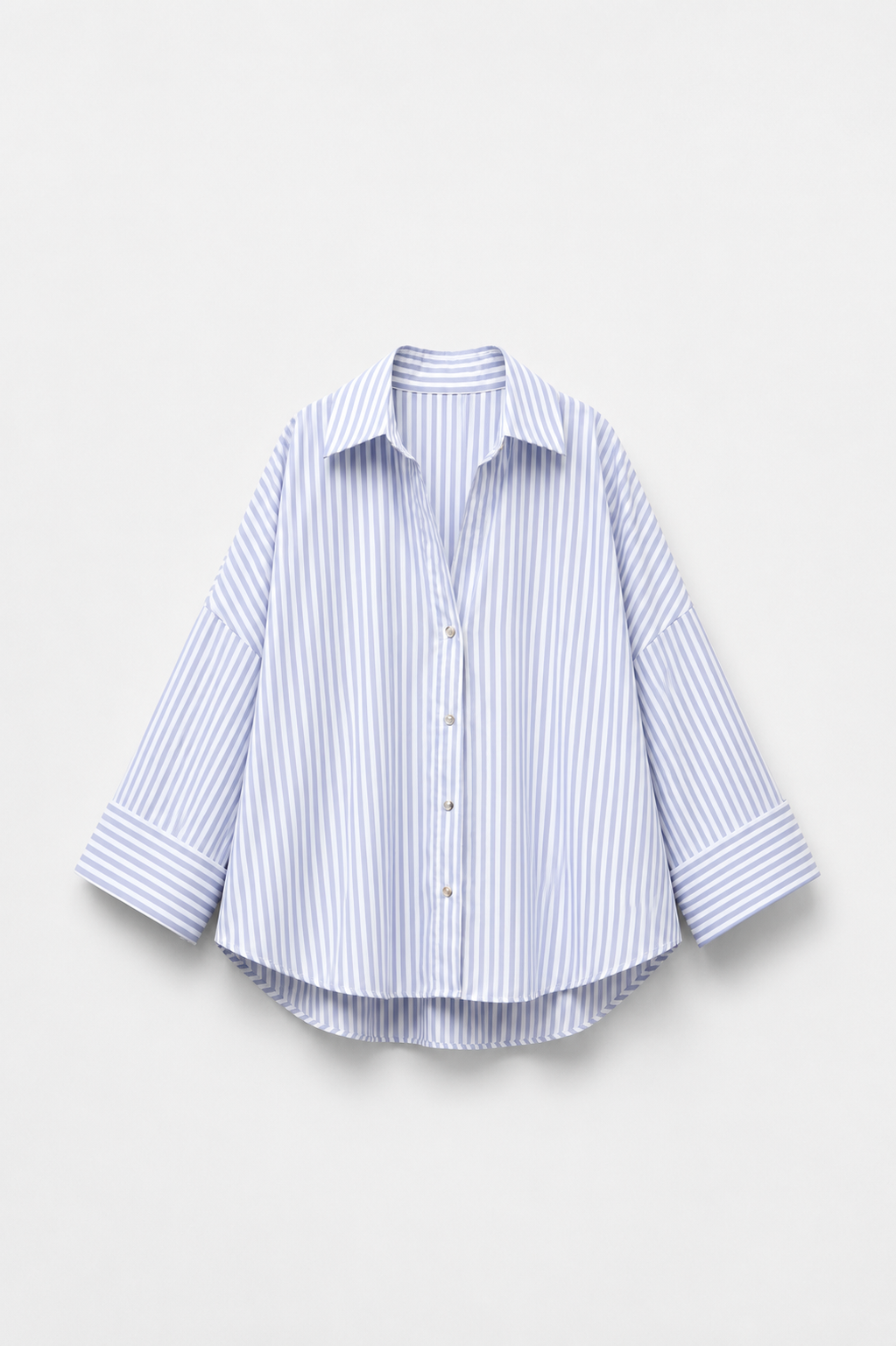 CHEMISE RAYÉE COL CLASSIQUE AMPLE