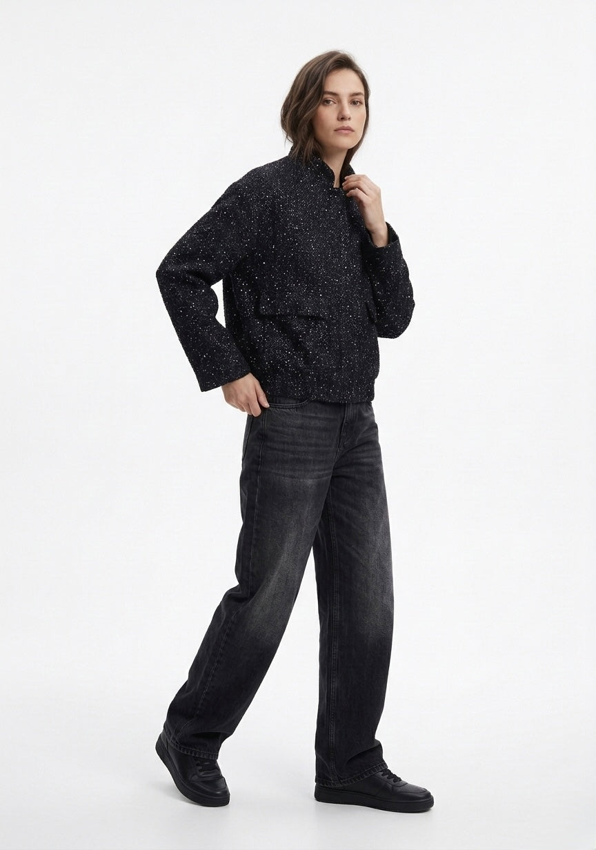 BLOUSON À PAILLETTES