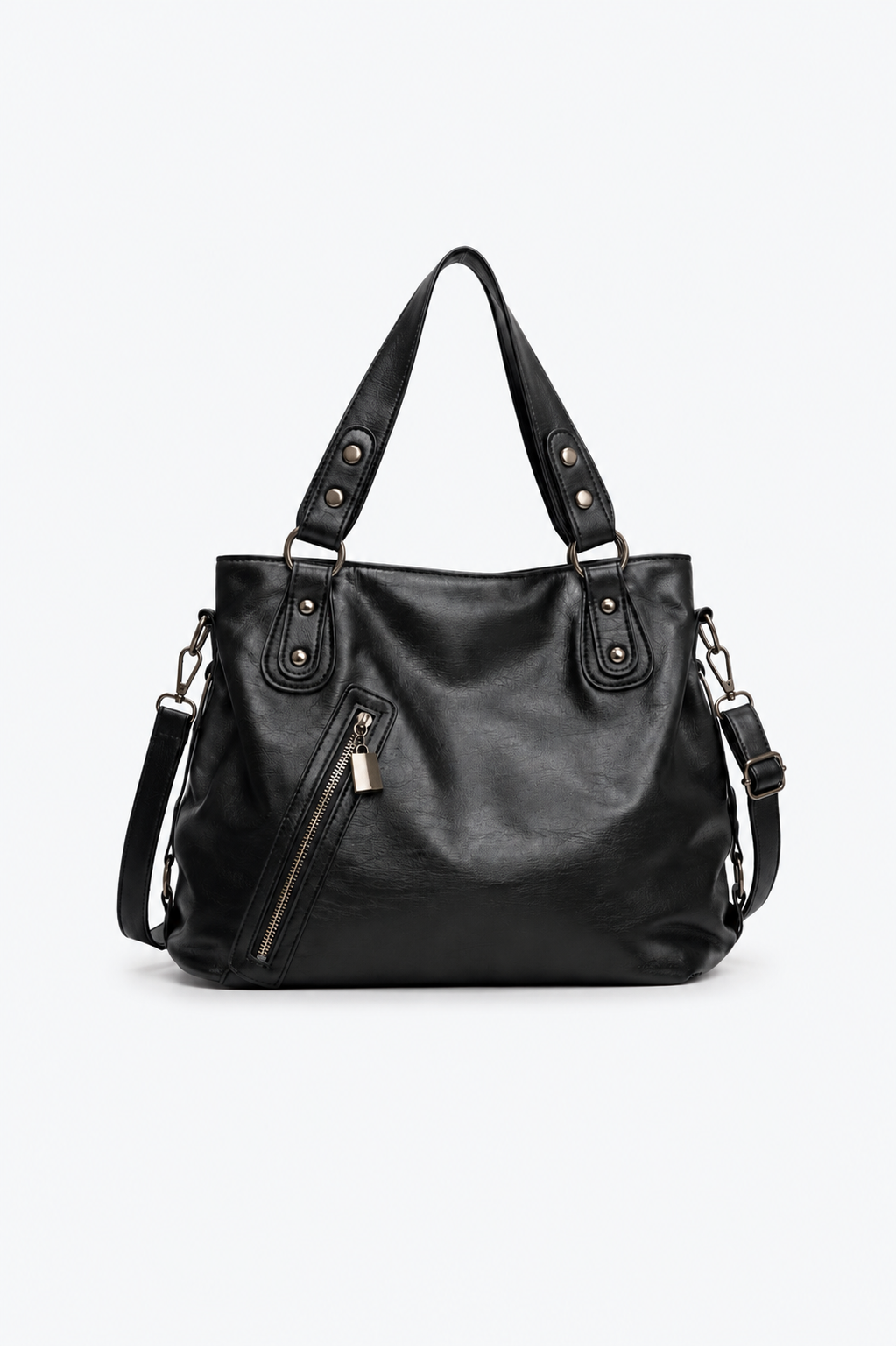 SAC À MAIN AVEC POCHES ZIPPÉES