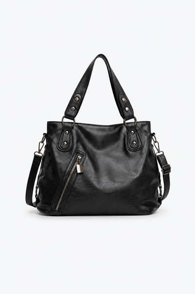 SAC À MAIN AVEC POCHES ZIPPÉES