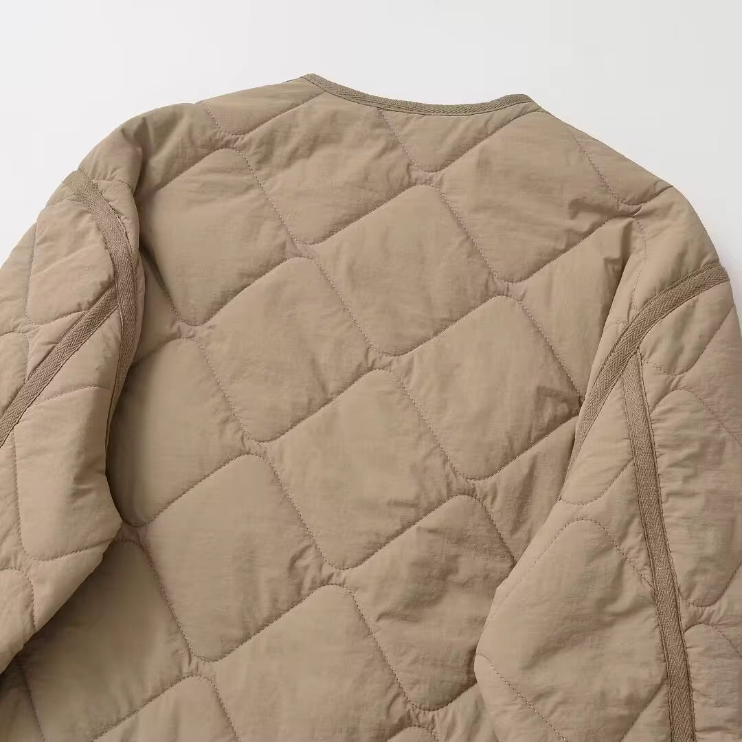 VESTE MATELASSÉE À GROS BOUTONS