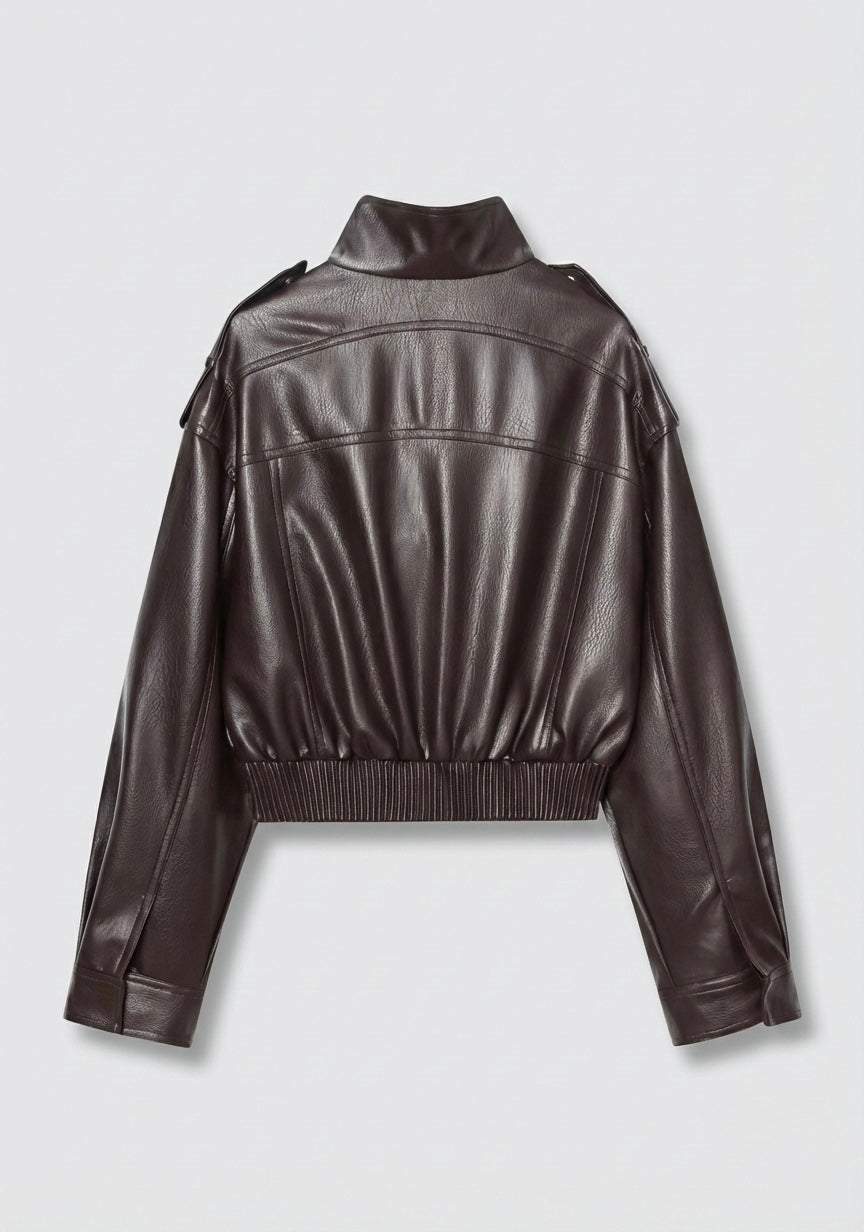 BLOUSON COURT À POCHES RABATTUES