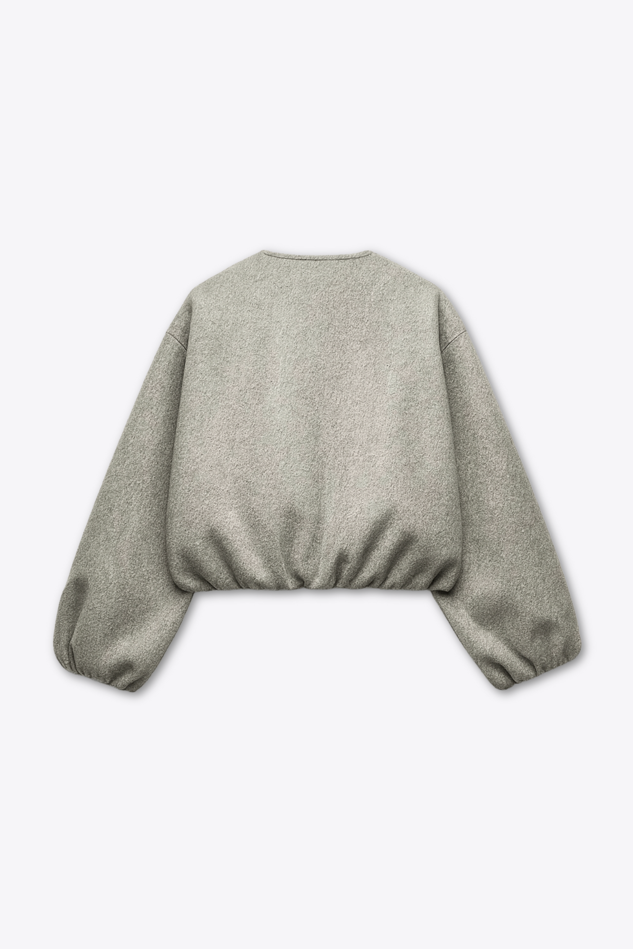 BLOUSON ZIPPÉ AVEC BASE ÉLASTIQUÉE