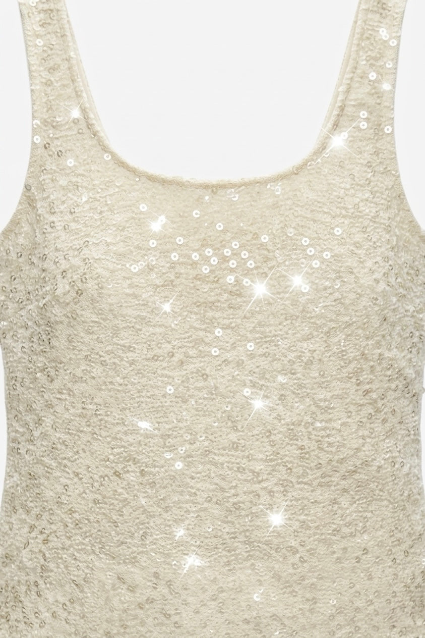 TOP À SEQUINS