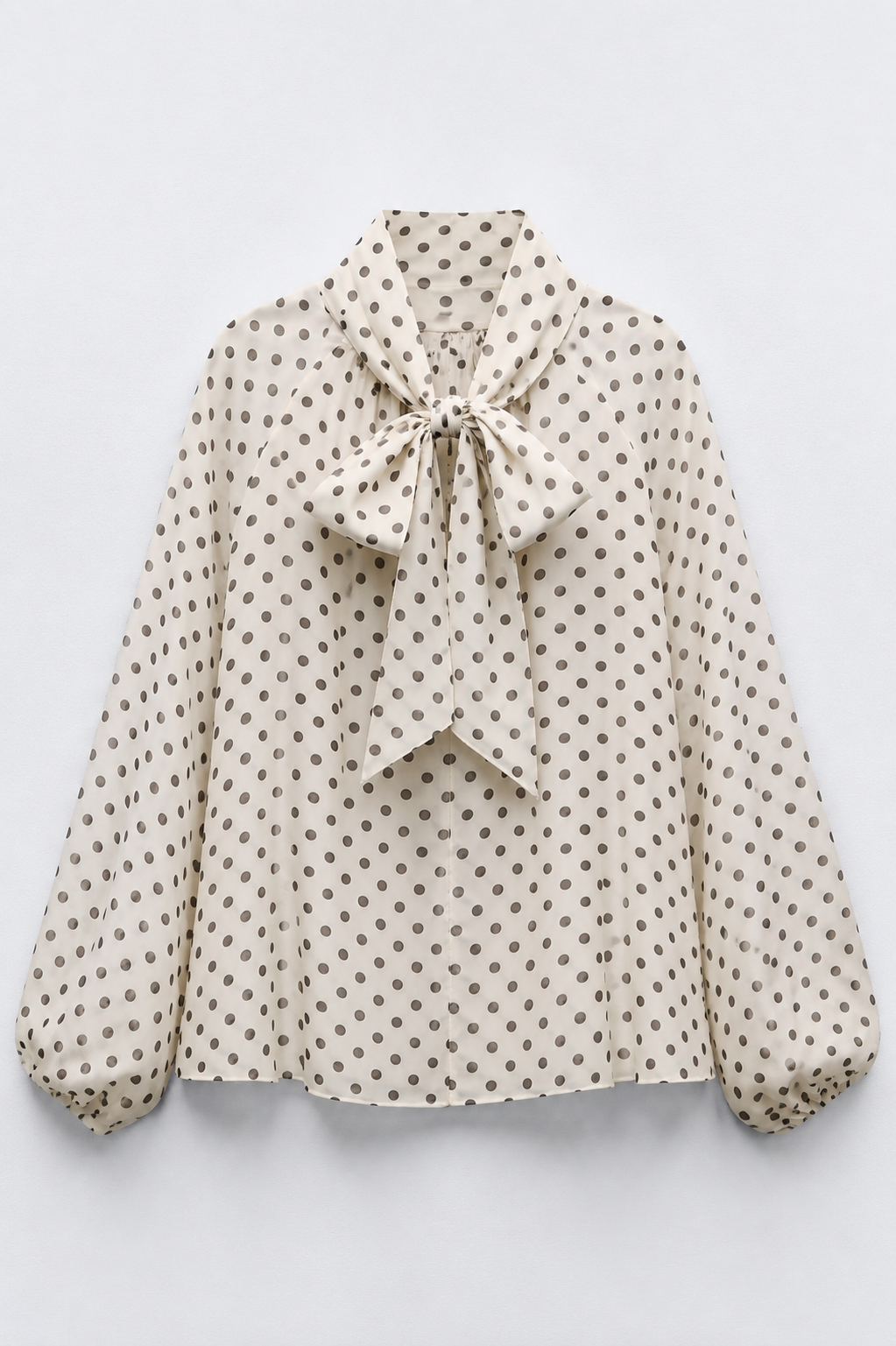 BLOUSE AMPLE À MOTIF POIS