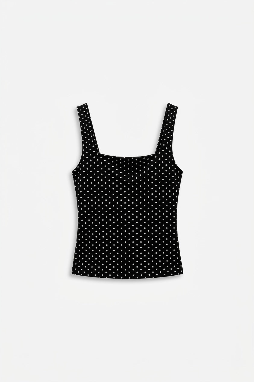 DÉBARDEUR À POIS