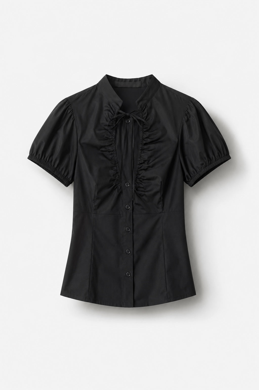 CHEMISE MANCHES BOUFFANTES COL NOUÉ