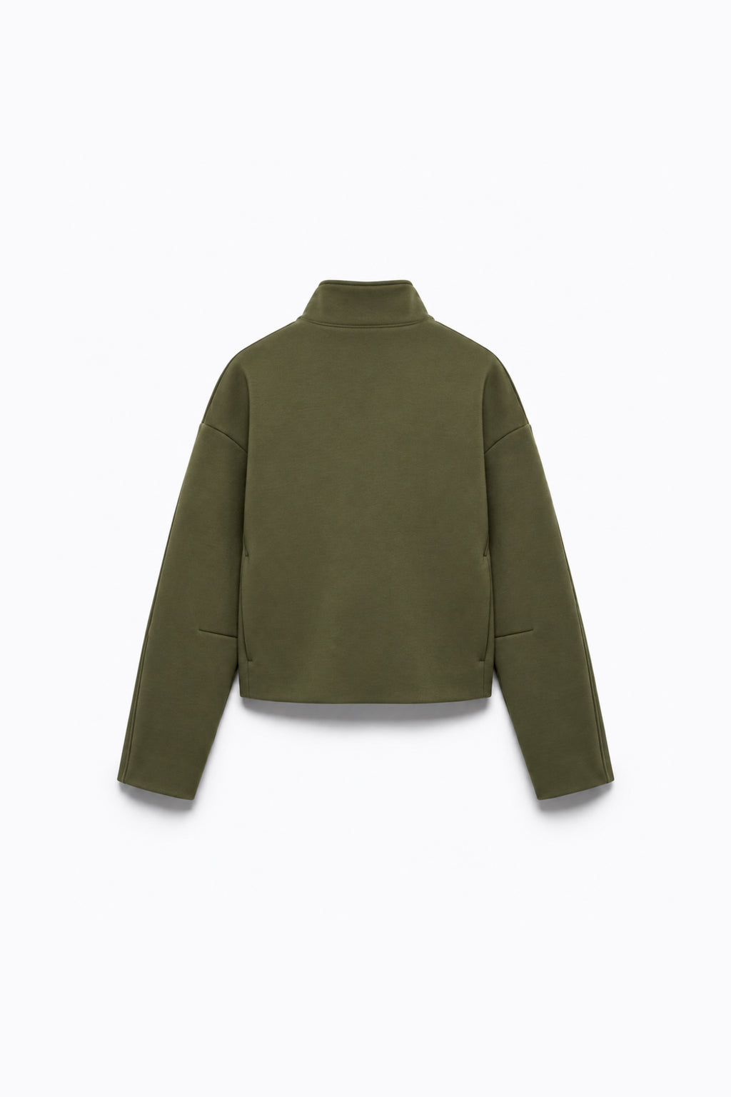 STAND-UP COLLAR ZIP-UP JACKET