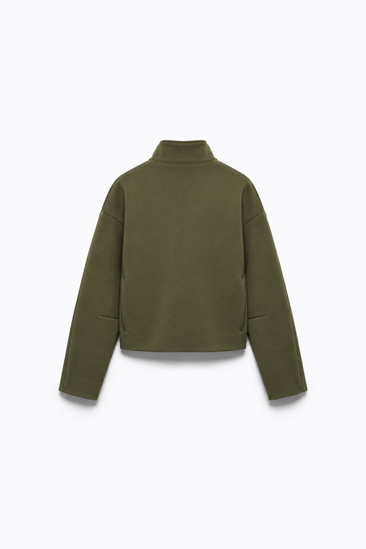VESTE ZIPPÉE À COL MONTANT