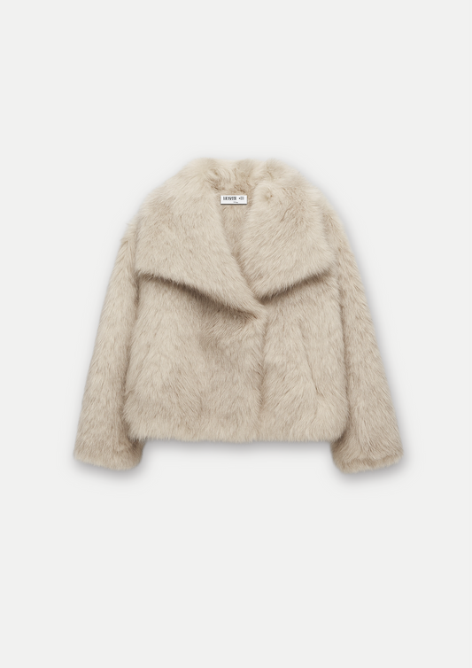 VESTE EFFET FOURRURE