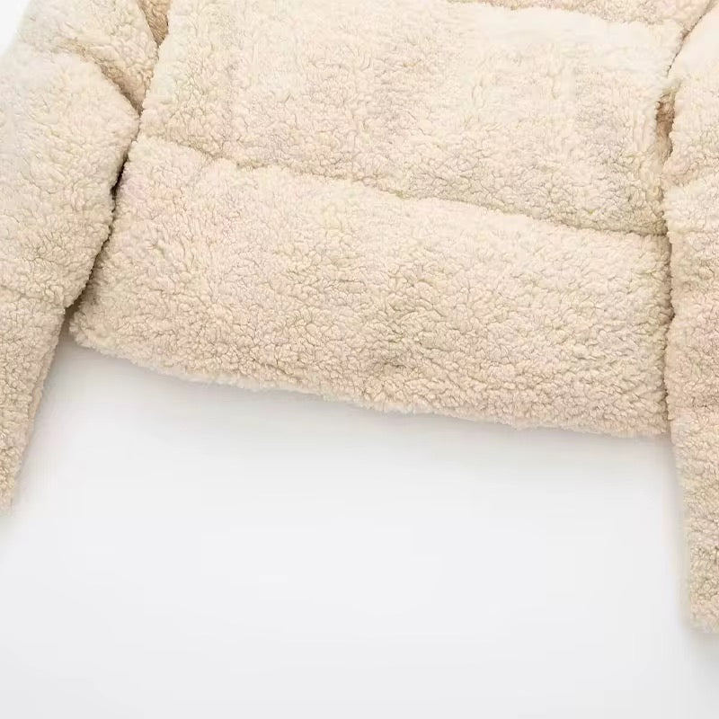 Piumino effetto lana • Donna