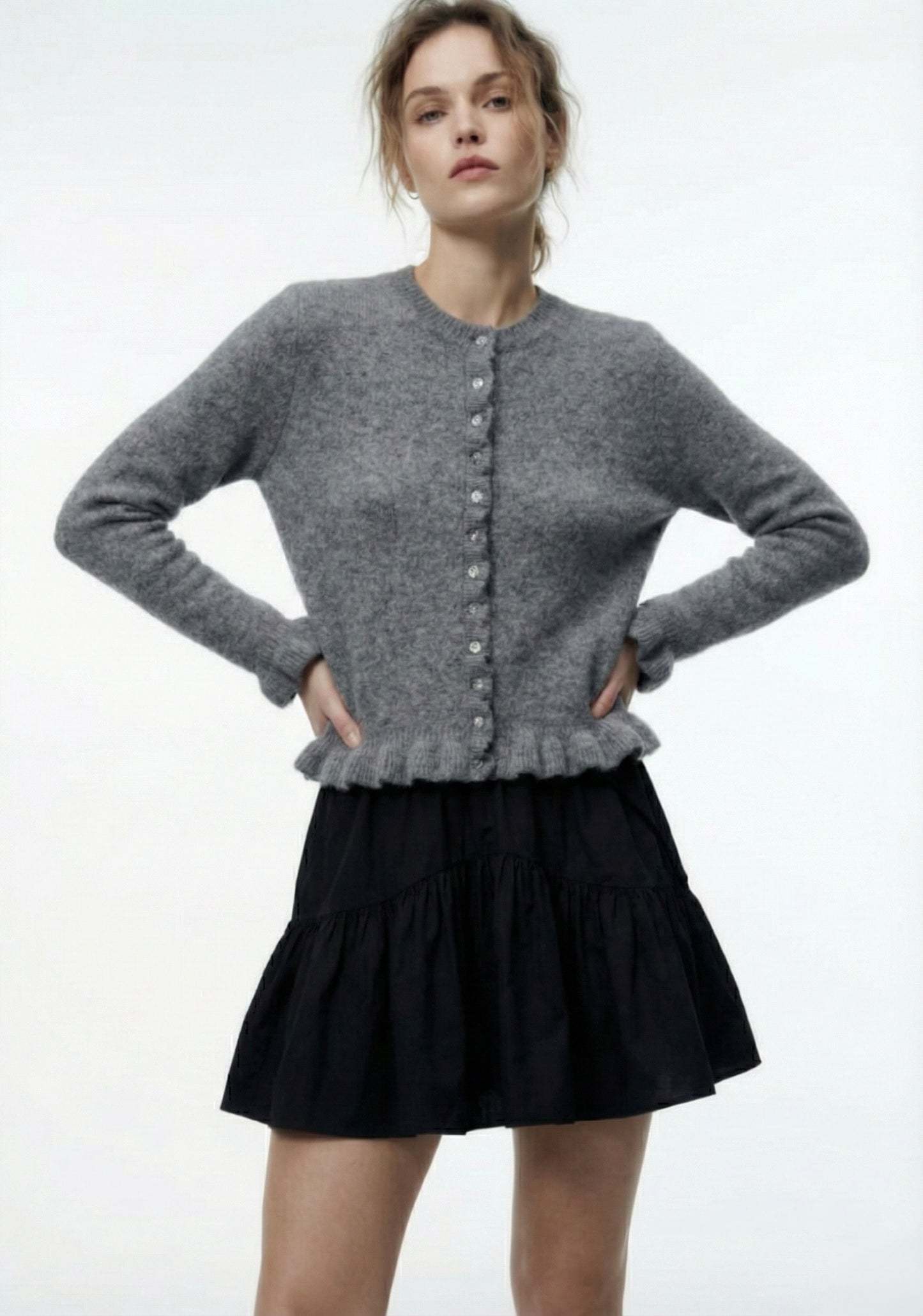 GIACCA IN MAGLIA CON BOTTONI