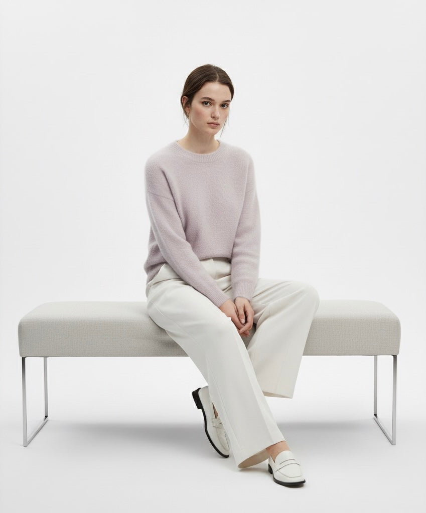 PULL DOUX À COL ROND