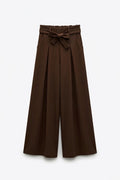 PANTALON LARGE AVEC CEINTURE