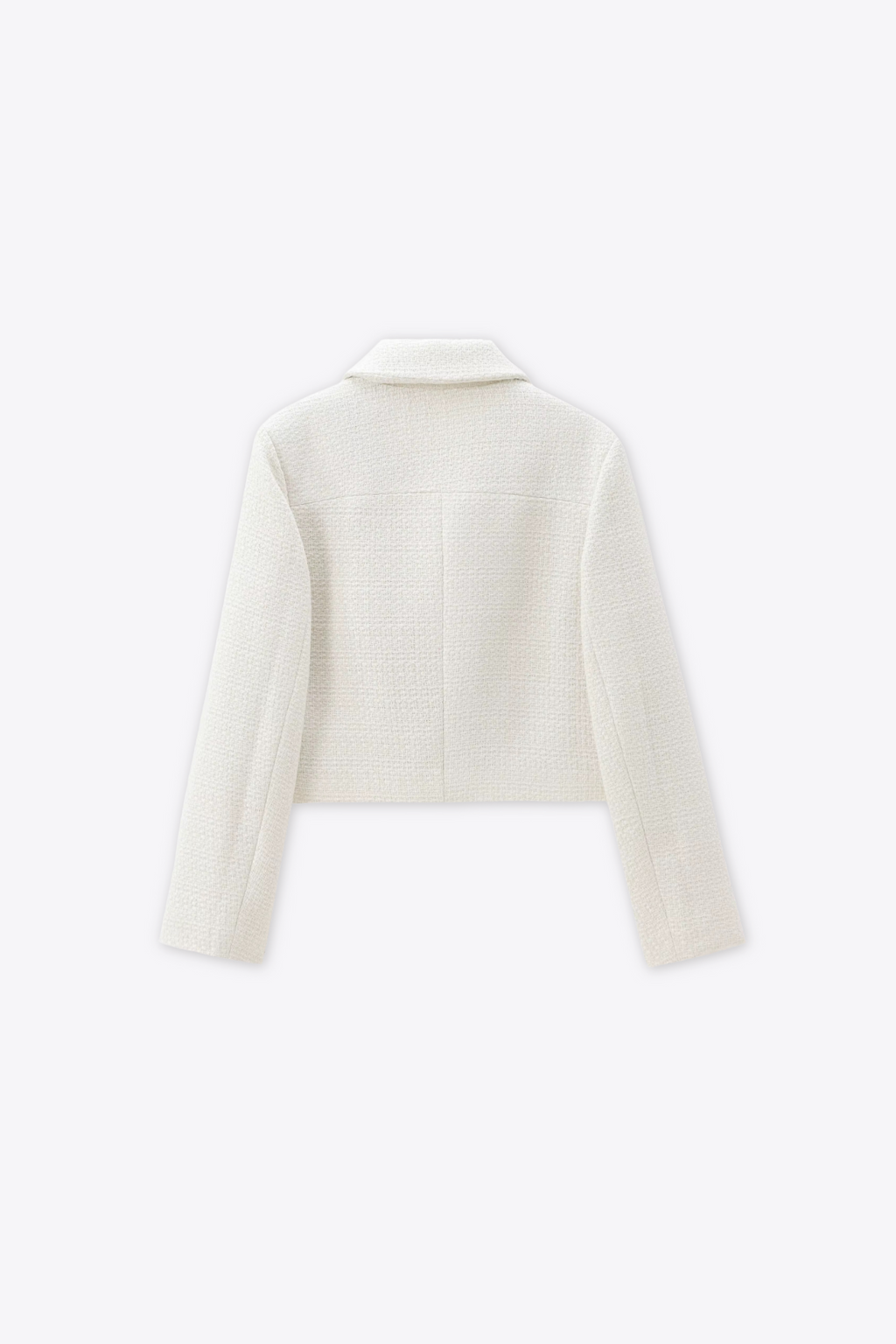 VESTE COURTE STRUCTURÉE À BOUTONS MÉTAL