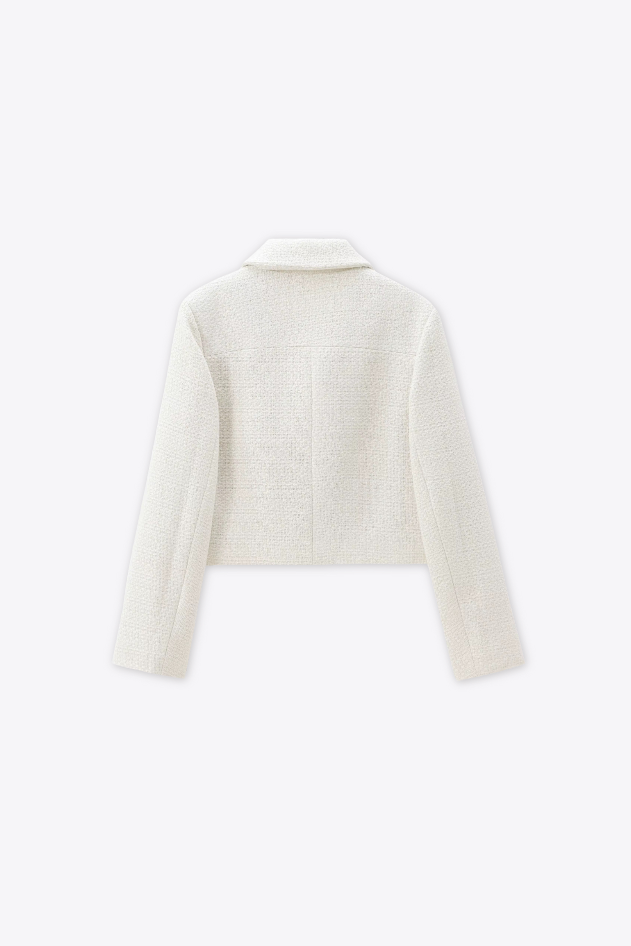 VESTE COURTE STRUCTURÉE À BOUTONS MÉTAL