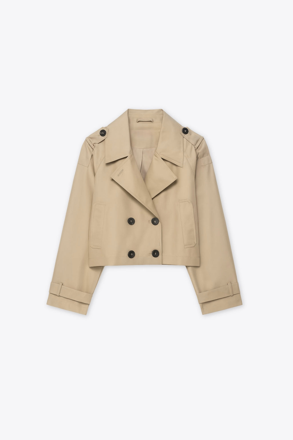 TRENCH COURT STRUCTURÉ À DOUBLE BOUTONNAGE