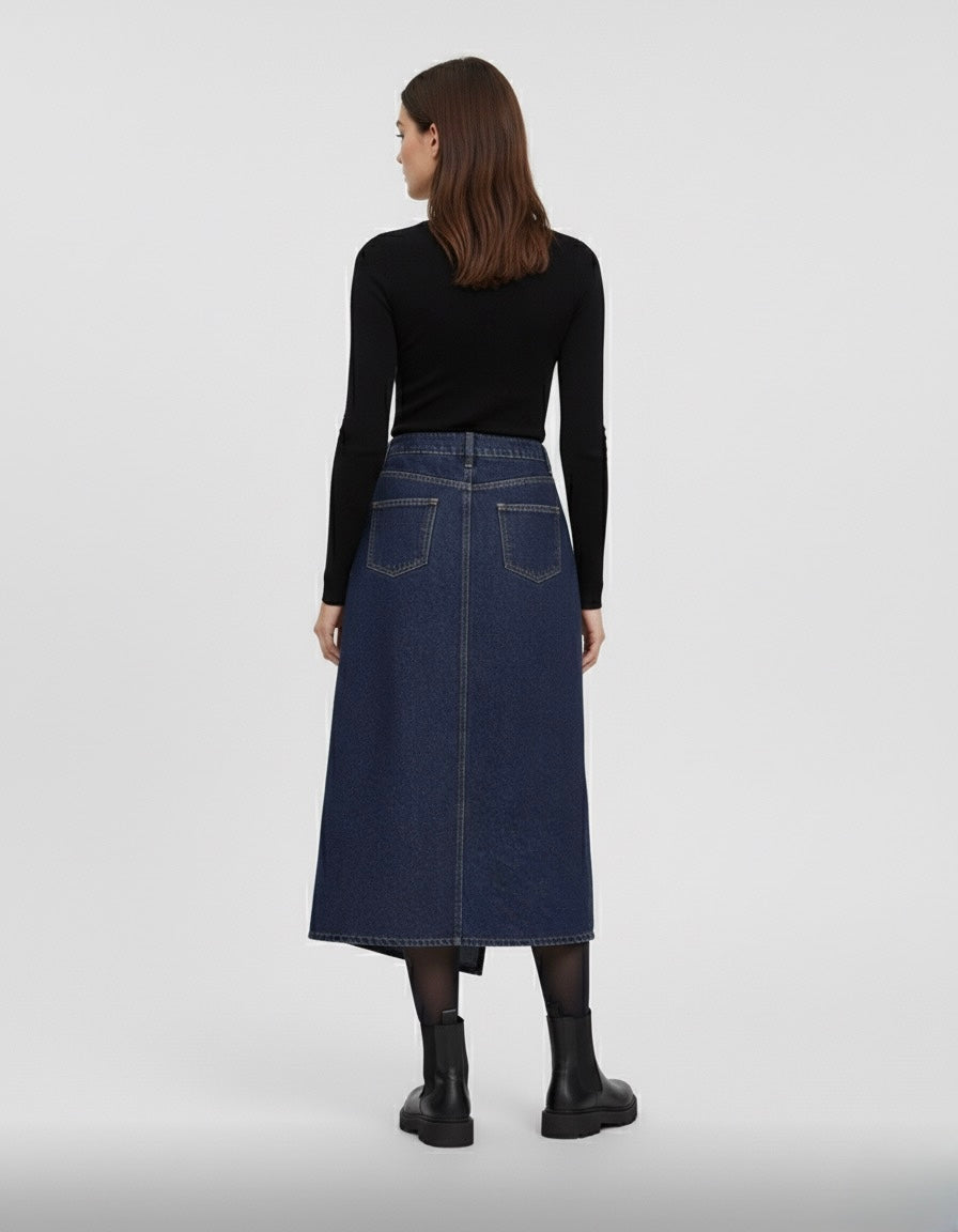 JUPE EN JEAN PORTEFEUILLE