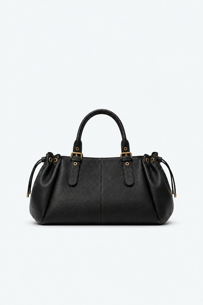 SAC BASSET EN CUIR GRAINÉ ITALIEN