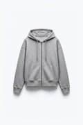 SWEAT À CAPUCHE ZIPPÉ OVERSIZE