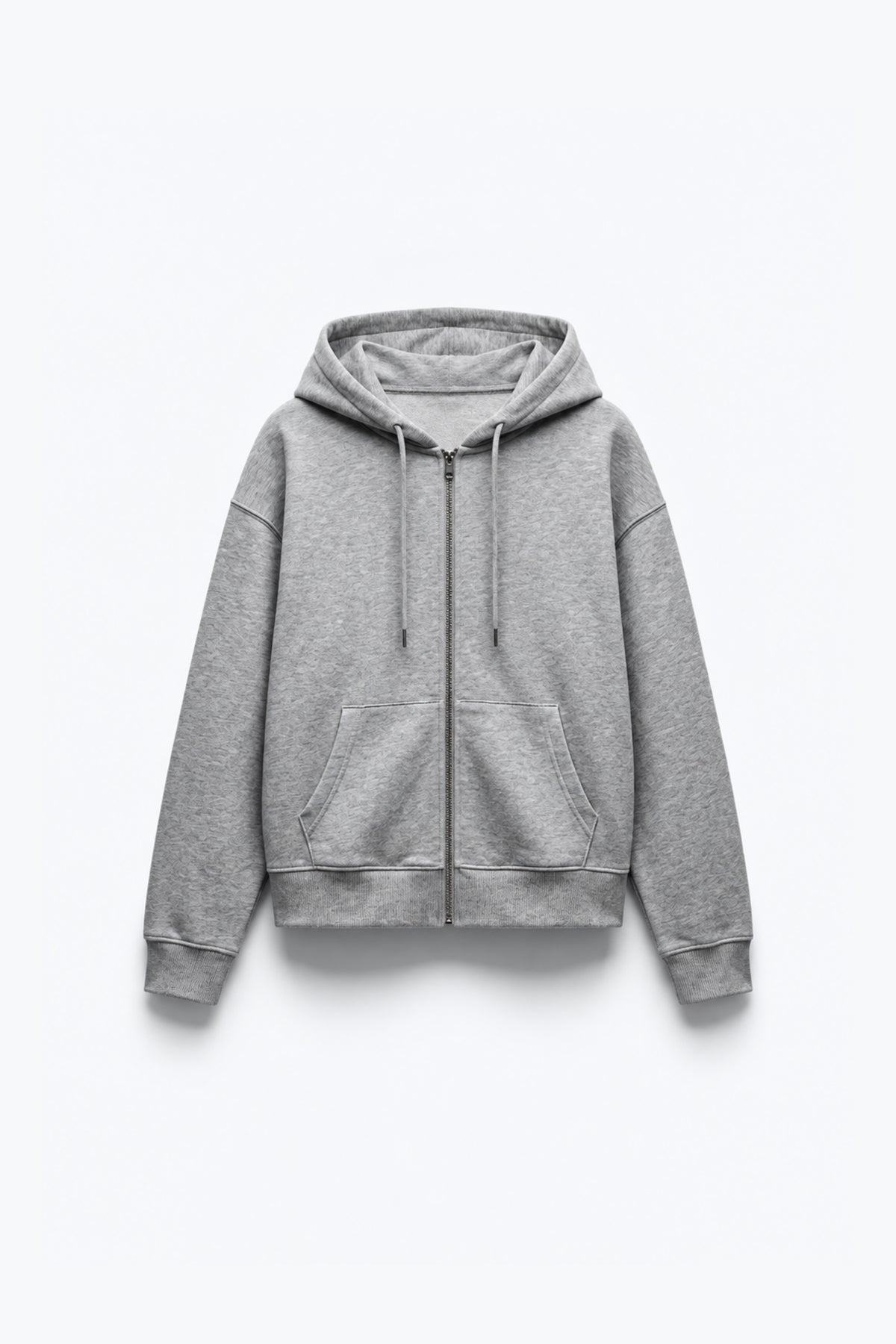 SWEAT À CAPUCHE ZIPPÉ OVERSIZE