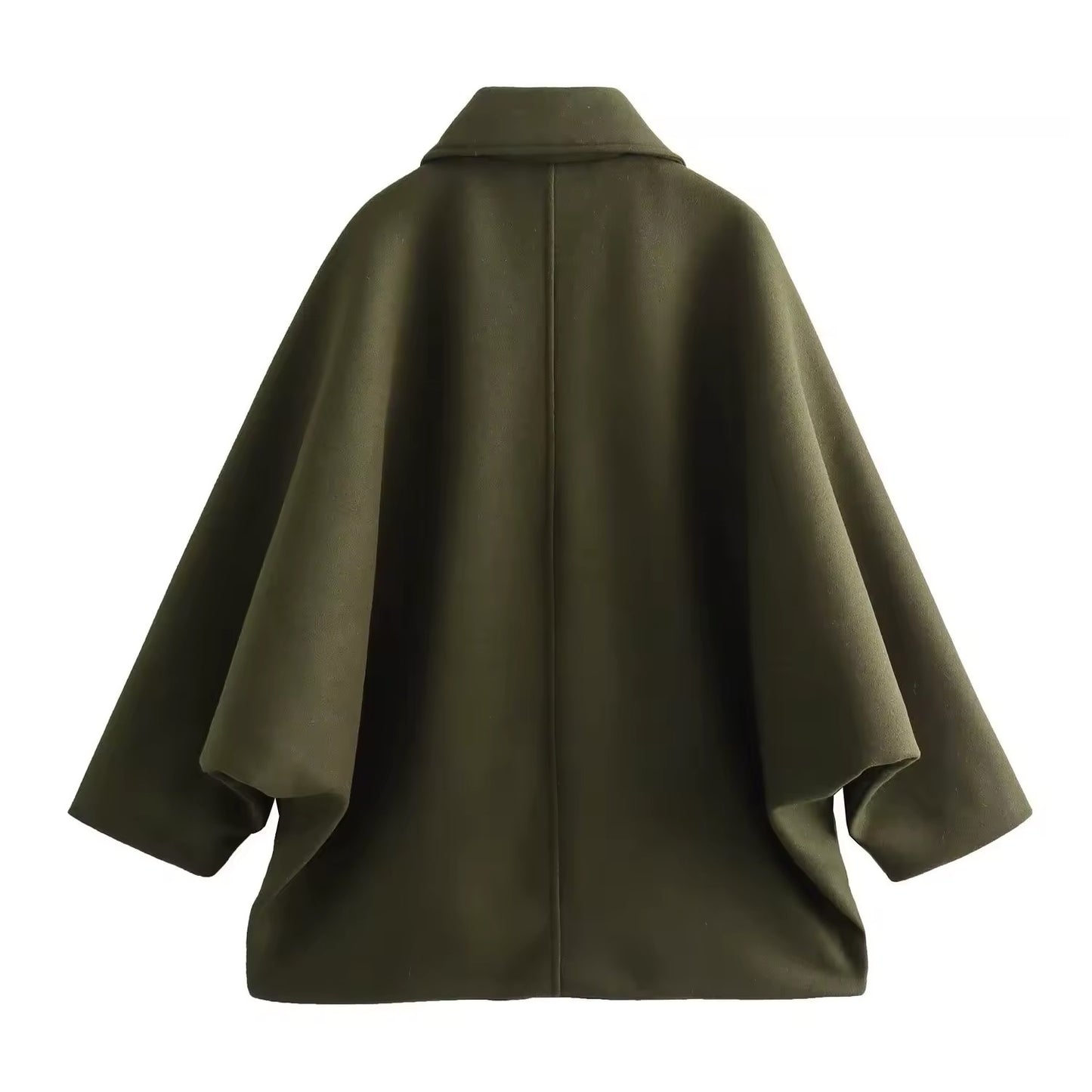 Manteau boutonné avec col revers