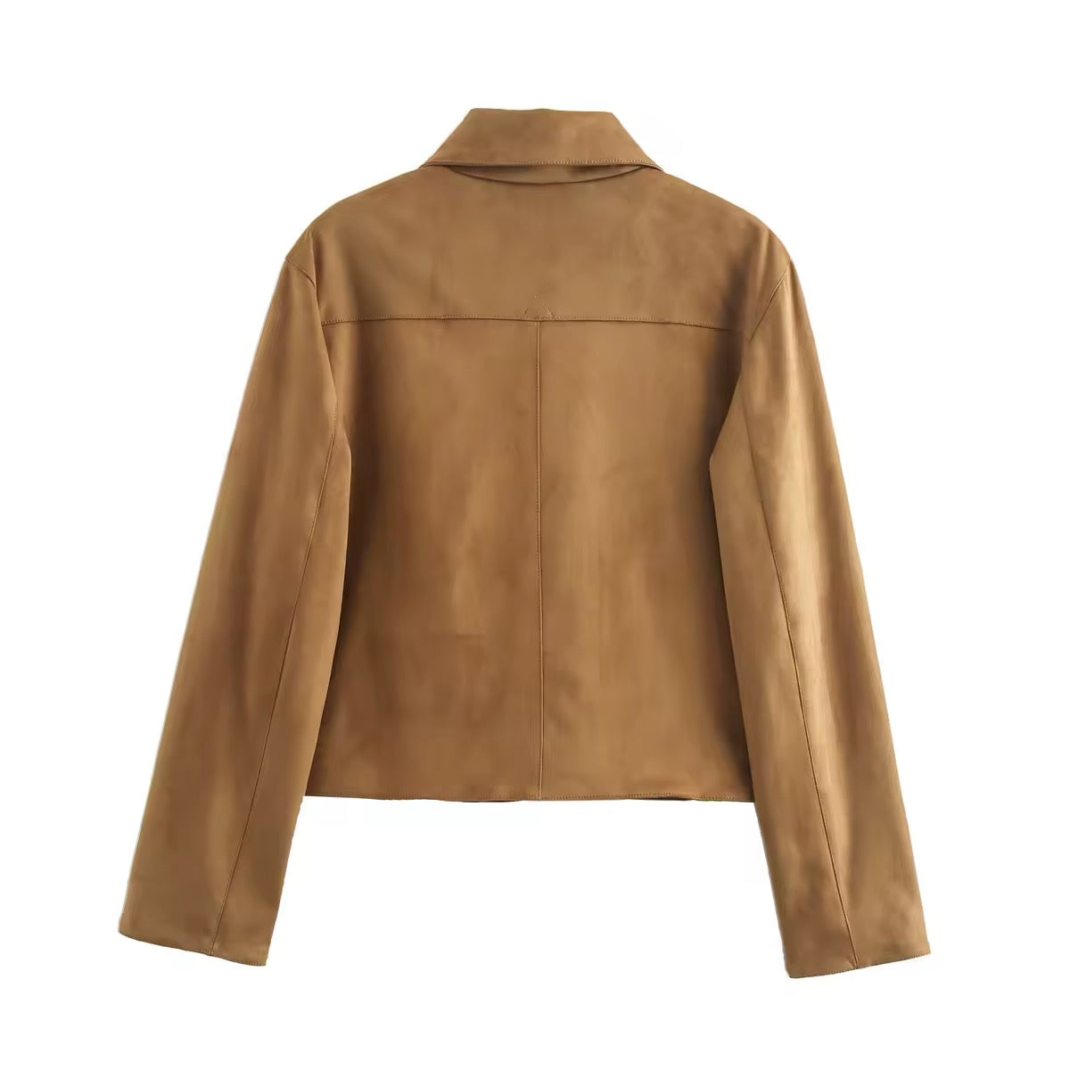 VESTE EN CUIR PU SUÉDÉ