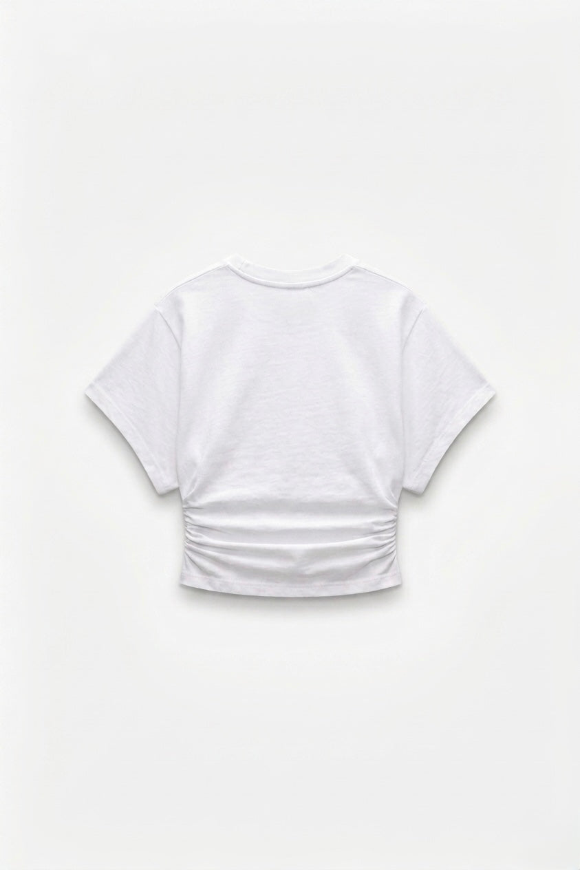 TOP ASYMÉTRIQUE À POIS