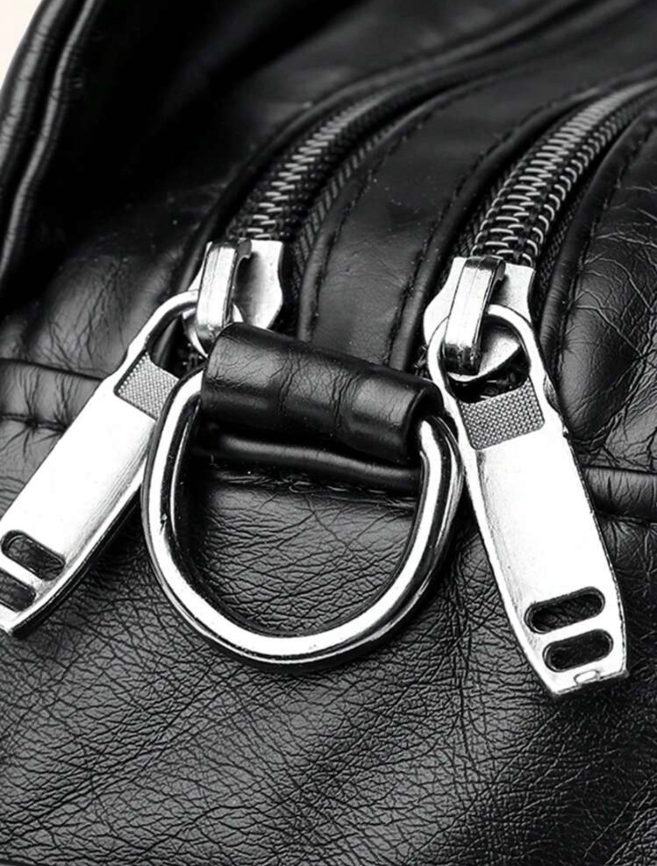 SAC VELOURS EN CUIR PU