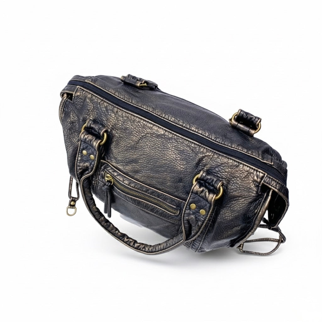 BORSA A MANO IN PELLE PU