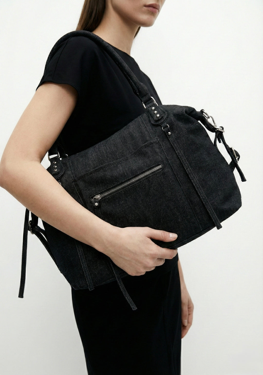 Sac à main effet jean Maison Mossen